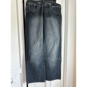 Pre-Owned Guess Men Jean Coronado Blue Denim Leg Sz‎ 31 x 30